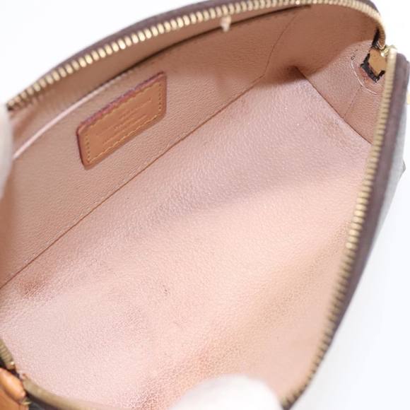 LOUIS VUITTON Monogram Pochette Cosmetic PM Cosmetic Pouch M47515 LV Auth 90622 - Picture 9 of 16